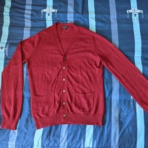 Club Monaco red men's cardigan Size Small